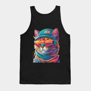 Pawsitively Purrfect - Meow-tastic Cat Puns Galore Tank Top